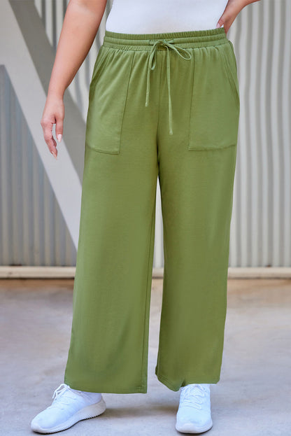 Drawstring Straight Pants