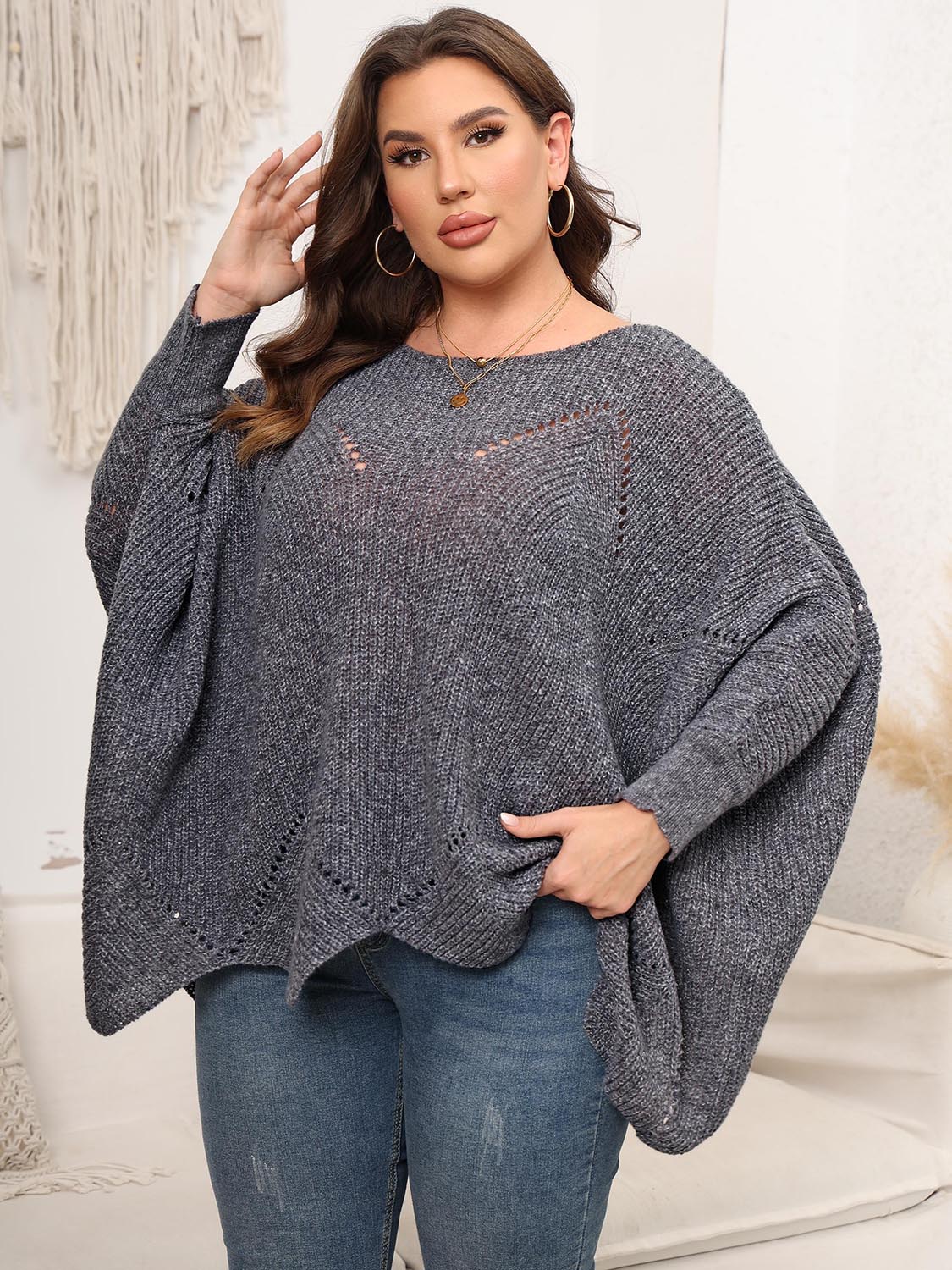 Batwing Sleeve Sweater