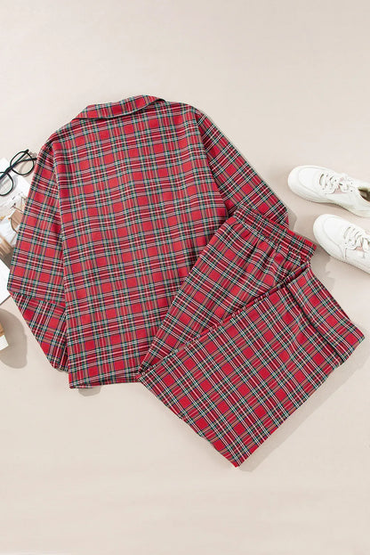 Plaid Lounge Set