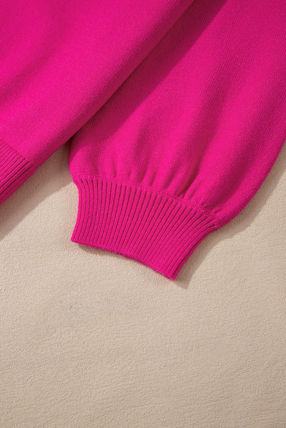 Pink Pearled Sweater