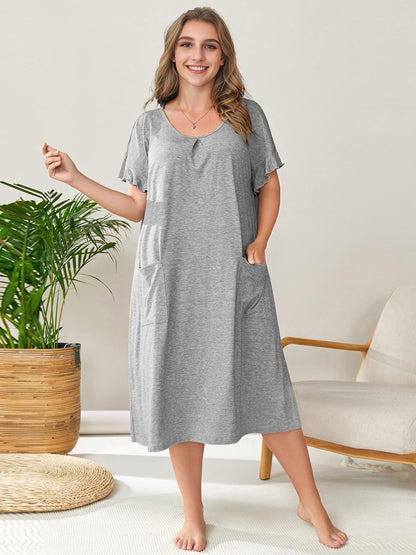 Short Sleeve Lounge Dress