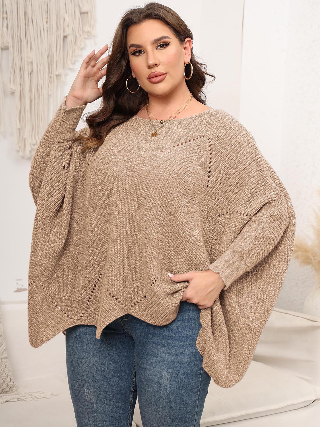 Batwing Sleeve Sweater