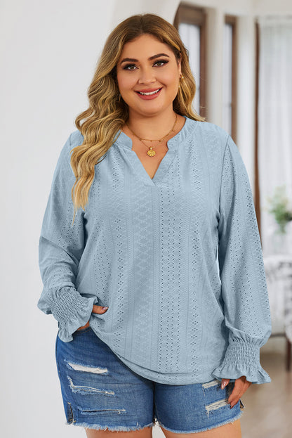 Flounce Sleeve Blouse