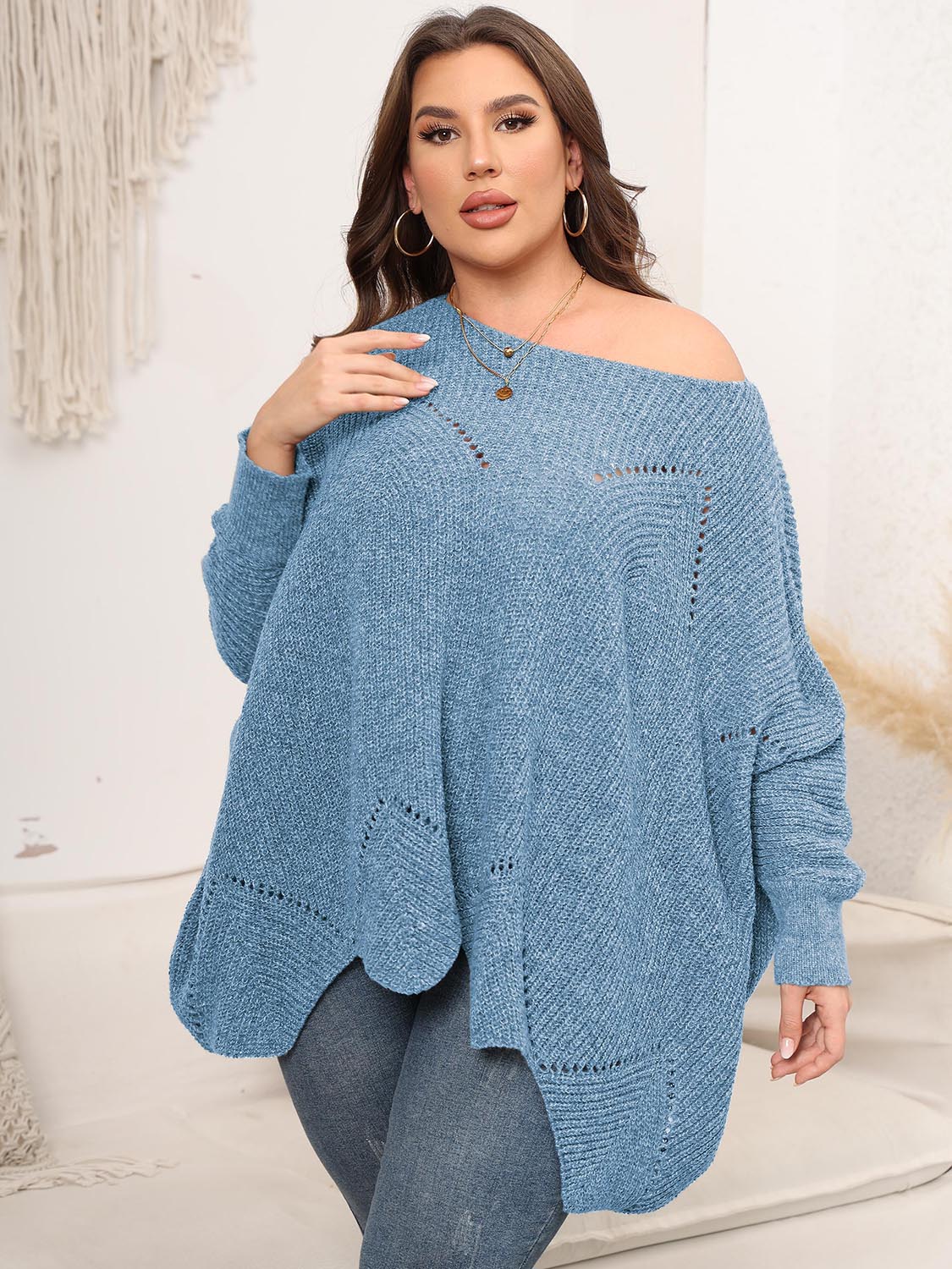 Batwing Sleeve Sweater