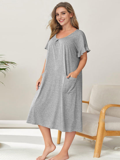 Short Sleeve Lounge Dress