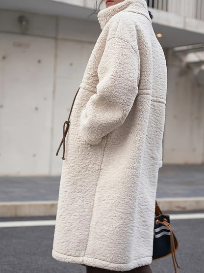 Turtleneck Sherpa Coat