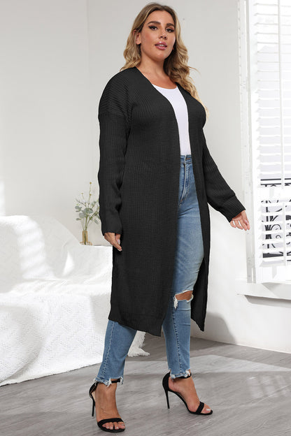 Open Front Long Sleeve Cardigan