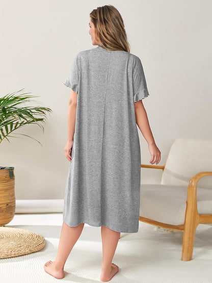 Short Sleeve Lounge Dress