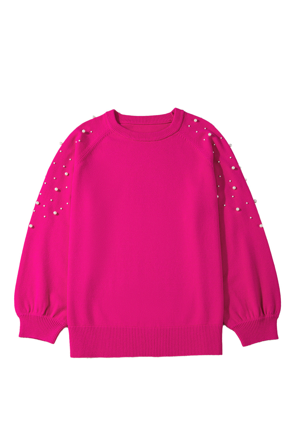 Pink Pearled Sweater