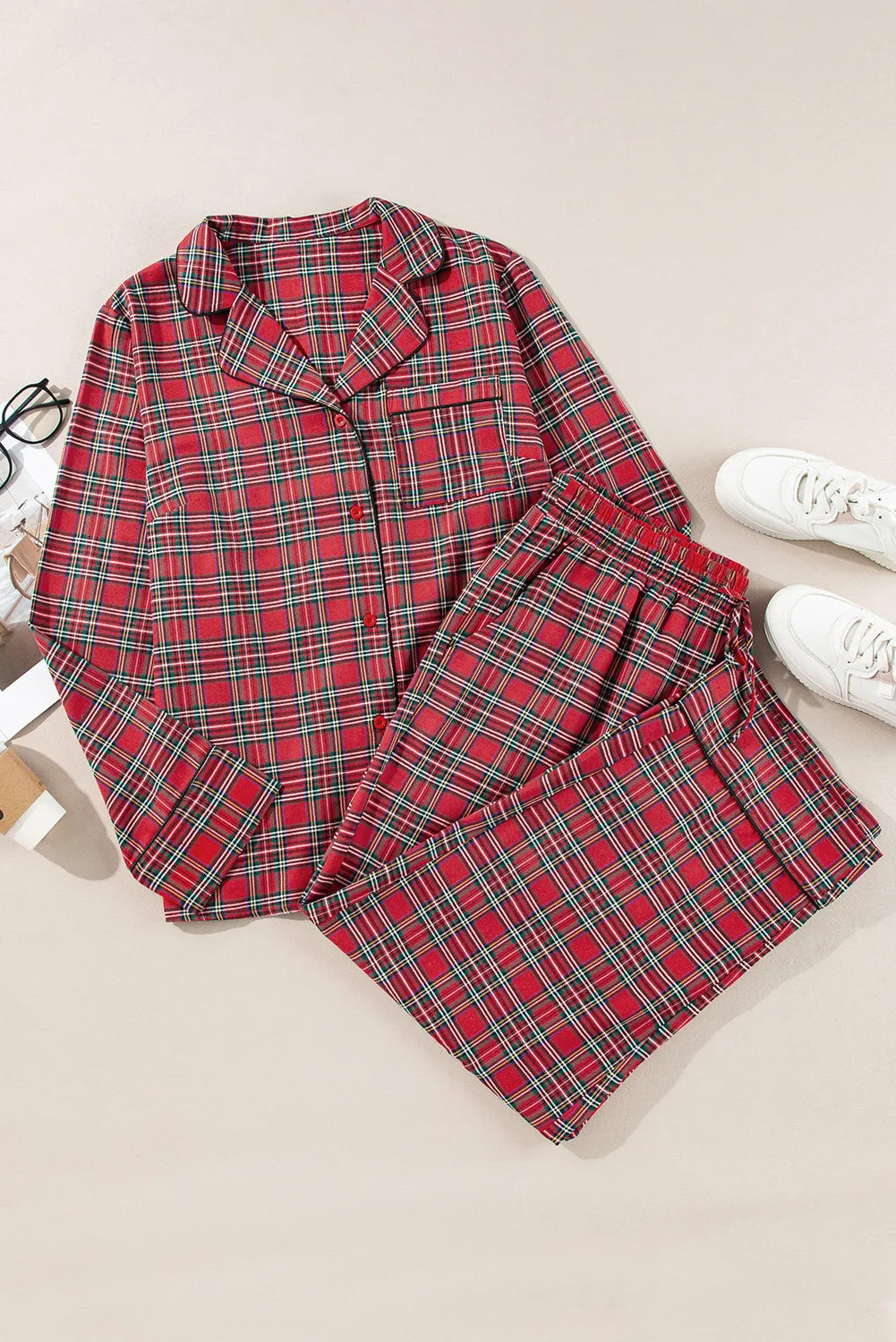 Plaid Lounge Set