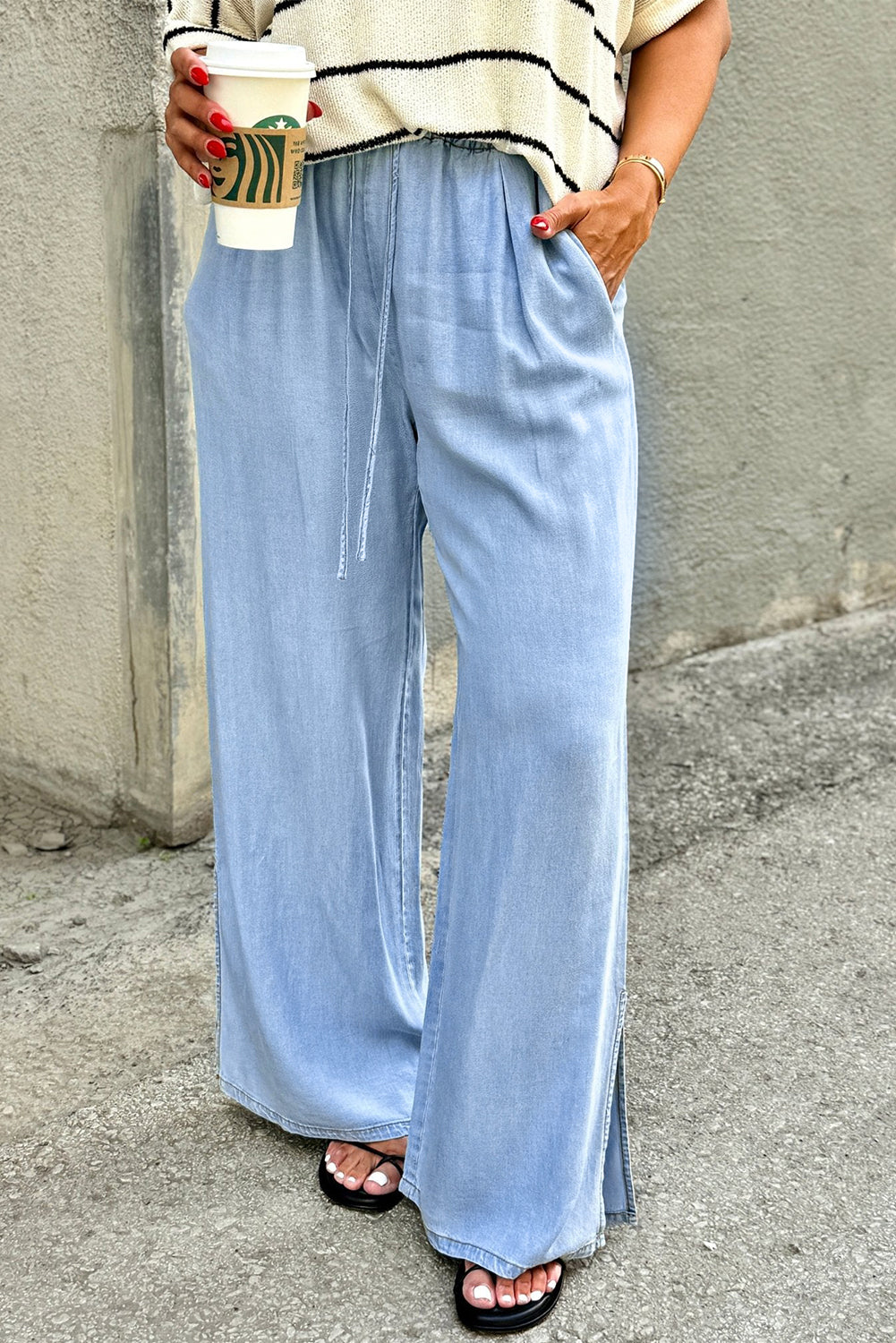 Wide High Waist Loose Jeans