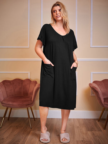 Short Sleeve Lounge Dress